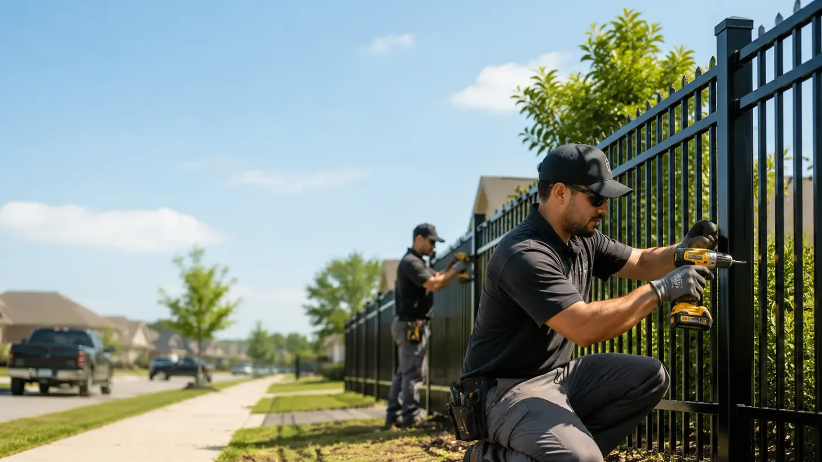 Metal Fence Installation in Sarepta, LA